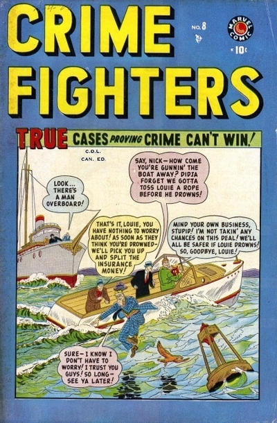 Cover for Crimefighters Comics (Bell Features, 1948 series) #8