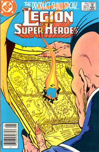 Cover for The Legion of Super-Heroes (DC, 1980 series) #307 [Newsstand]