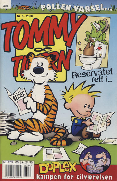 Cover for Tommy og Tigern (Bladkompaniet / Schibsted, 1989 series) #5/2000