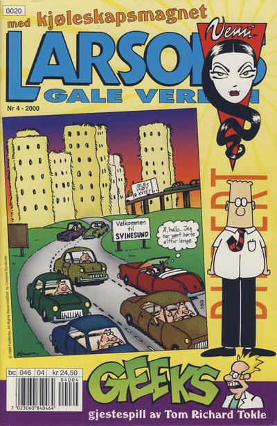 Cover for Larsons gale verden (Bladkompaniet / Schibsted, 1992 series) #4/2000