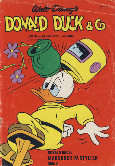Cover for Donald Duck & Co (Hjemmet / Egmont, 1948 series) #30/1973