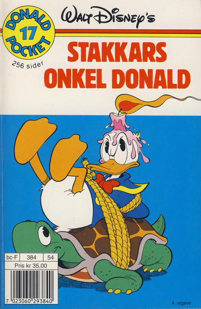 Cover for Donald Pocket (Hjemmet / Egmont, 1968 series) #17 - Stakkars onkel Donald [4. opplag]