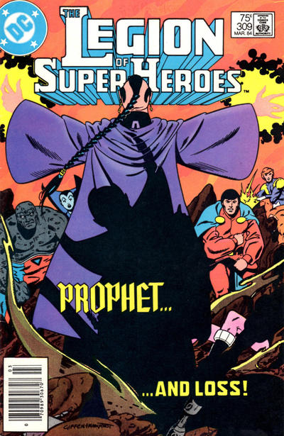Cover for The Legion of Super-Heroes (DC, 1980 series) #309 [Newsstand]