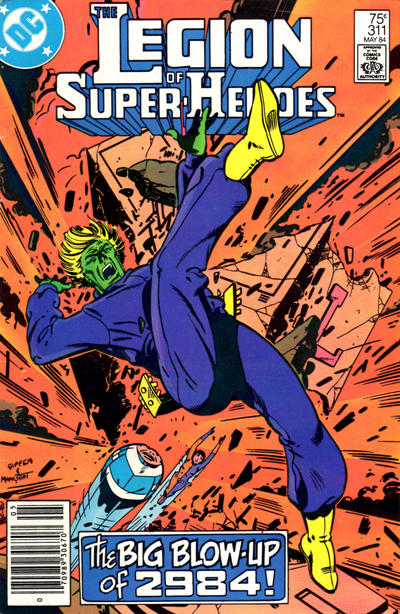 Cover for The Legion of Super-Heroes (DC, 1980 series) #311 [Newsstand]