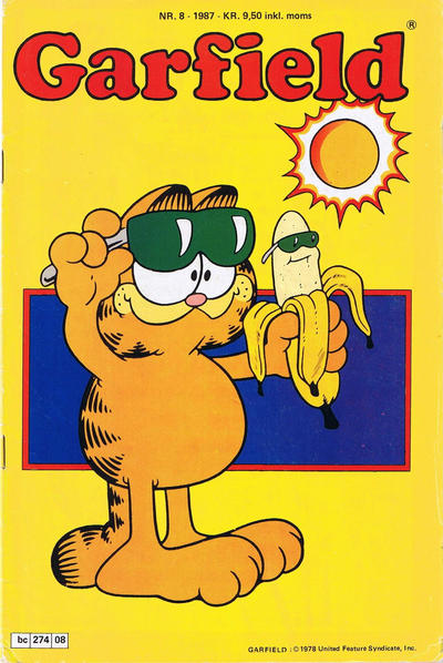 Cover for Garfield (Semic, 1985 series) #8/1987
