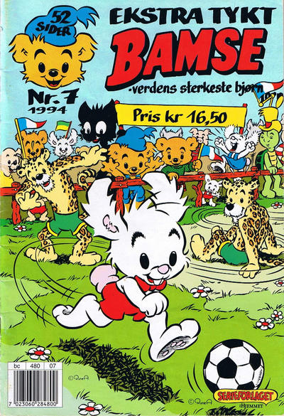 Cover for Bamse (Hjemmet / Egmont, 1991 series) #7/1994