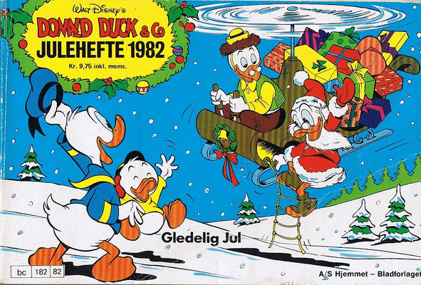 Cover for Donald Duck & Co julehefte (Hjemmet / Egmont, 1968 series) #1982
