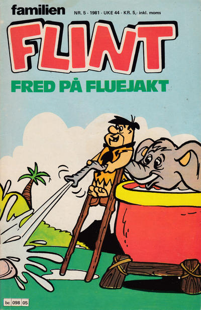Cover for Familien Flint (Semic, 1977 series) #5/1981