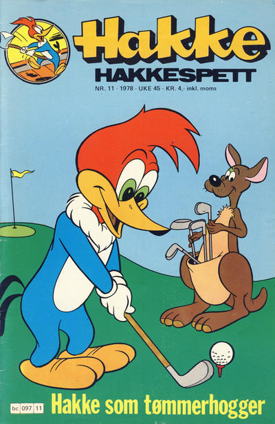 Cover for Hakke Hakkespett (Semic, 1977 series) #11/1978