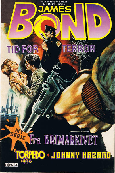 Cover for James Bond (Semic, 1979 series) #5/1988