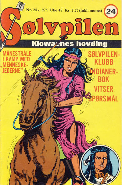 Cover for Sølvpilen (Allers Forlag, 1970 series) #24/1975