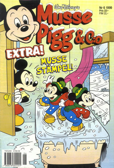 Cover for Musse Pigg & C:o (Egmont, 1997 series) #6/1999