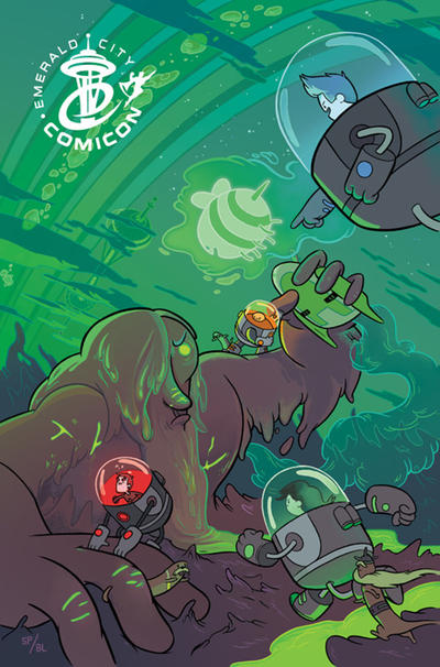 Cover for Bravest Warriors (Boom! Studios, 2012 series) #1 [ECCC Exclusive Variant by Shelli Paroline]