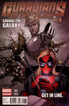 Cover Thumbnail for Guardians of the Galaxy (2013 series) #1 [Phil Jimenez 'Texts from Deadpool' Variant]