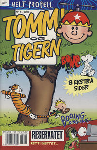 Cover for Tommy og Tigern (Bladkompaniet / Schibsted, 1989 series) #6/2000