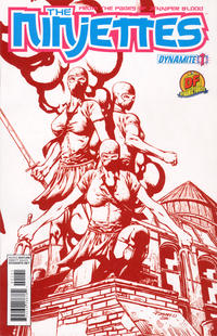 Cover Thumbnail for The Ninjettes (Dynamite Entertainment, 2012 series) #1 [Dynamic Forces limited edition cover]