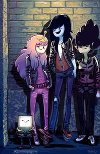 Cover Thumbnail for Adventure Time: Marceline and the Scream Queens (Boom! Studios, 2012 series) #4 [Cover D - Faith Erin Hicks]