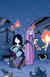 Cover for Adventure Time: Marceline and the Scream Queens (Boom! Studios, 2012 series) #4 [Cover C - Tally Nourigat]