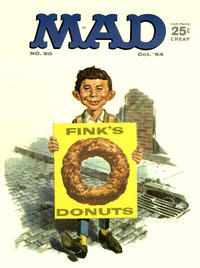 Cover for Mad (EC, 1952 series) #90 [25¢]