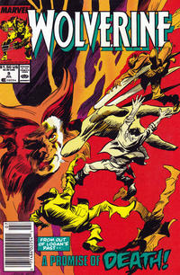 Cover Thumbnail for Wolverine (Marvel, 1988 series) #9 [Newsstand]