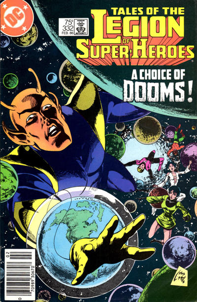 Cover for Tales of the Legion of Super-Heroes (DC, 1984 series) #332 [Newsstand]