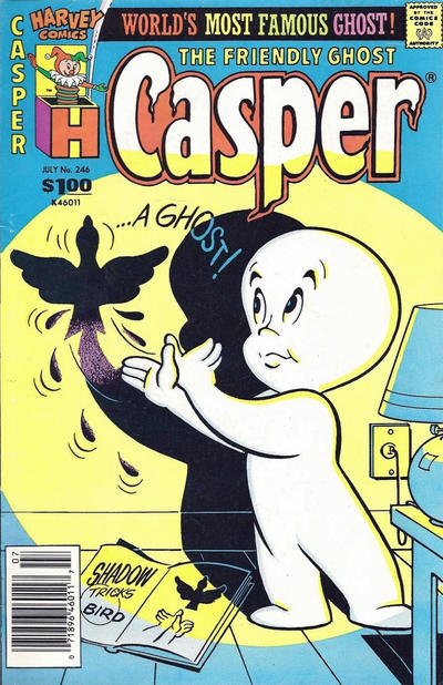 Cover for The Friendly Ghost, Casper (Harvey, 1986 series) #246 [Newsstand]
