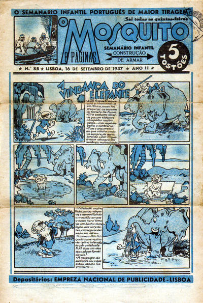 Cover for O Mosquito [Série 1] (Edições O Mosquito, Lda, 1936 series) #88