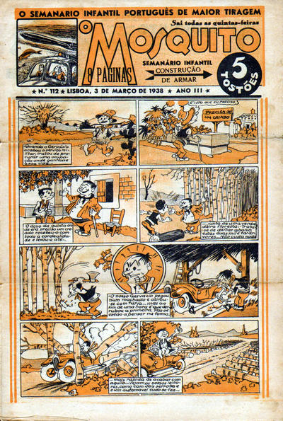 Cover for O Mosquito [Série 1] (Edições O Mosquito, Lda, 1936 series) #112