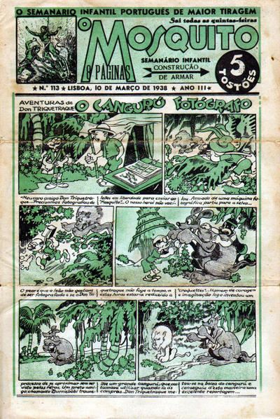 Cover for O Mosquito [Série 1] (Edições O Mosquito, Lda, 1936 series) #113