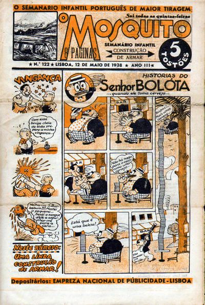 Cover for O Mosquito [Série 1] (Edições O Mosquito, Lda, 1936 series) #122