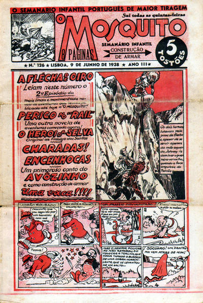 Cover for O Mosquito [Série 1] (Edições O Mosquito, Lda, 1936 series) #126