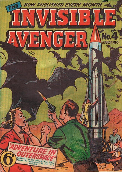 Cover for Invisible Avenger (Magazine Management, 1950 series) #4