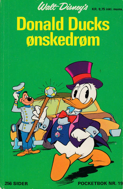 Cover for Donald Pocket (Hjemmet / Egmont, 1968 series) #19 - Donald Ducks ønskedrøm [1. opplag]