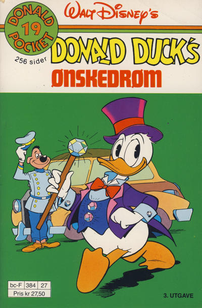 Cover for Donald Pocket (Hjemmet / Egmont, 1968 series) #19 - Donald Ducks ønskedrøm [3. opplag]