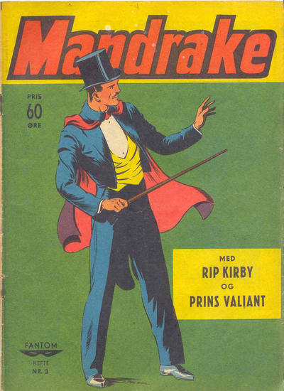 Cover for Fantom-hefte (Aller [DK], 1952 series) #3