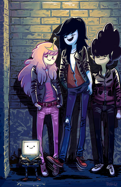 Cover for Adventure Time: Marceline and the Scream Queens (Boom! Studios, 2012 series) #4 [Cover D - Faith Erin Hicks]