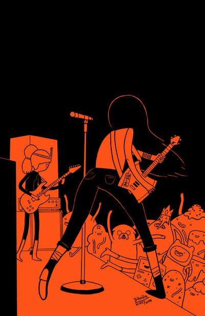 Cover for Adventure Time: Marceline and the Scream Queens (Boom! Studios, 2012 series) #5 [Cover D - James Hindle]
