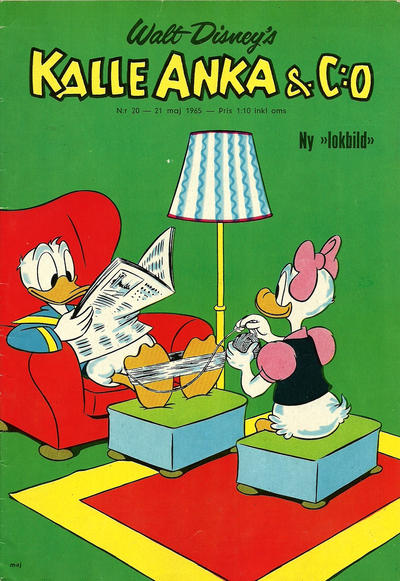Cover for Kalle Anka & C:o (Hemmets Journal, 1957 series) #20/1965