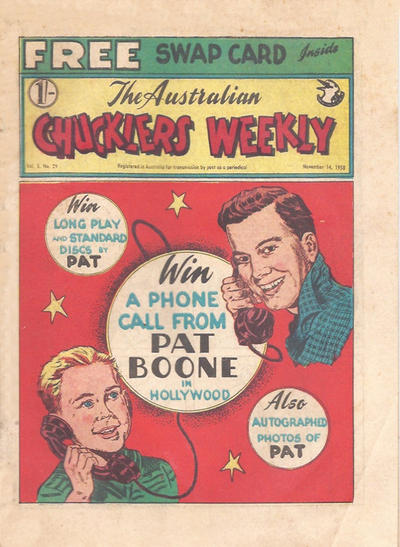 Cover for Chucklers' Weekly (Consolidated Press, 1954 series) #v5#29