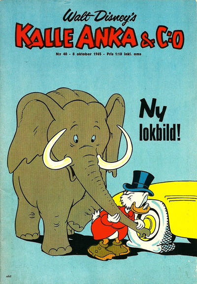 Cover for Kalle Anka & C:o (Hemmets Journal, 1957 series) #40/1965