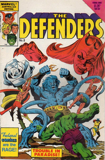 Cover for The Defenders (Federal, 1984 ? series) #8
