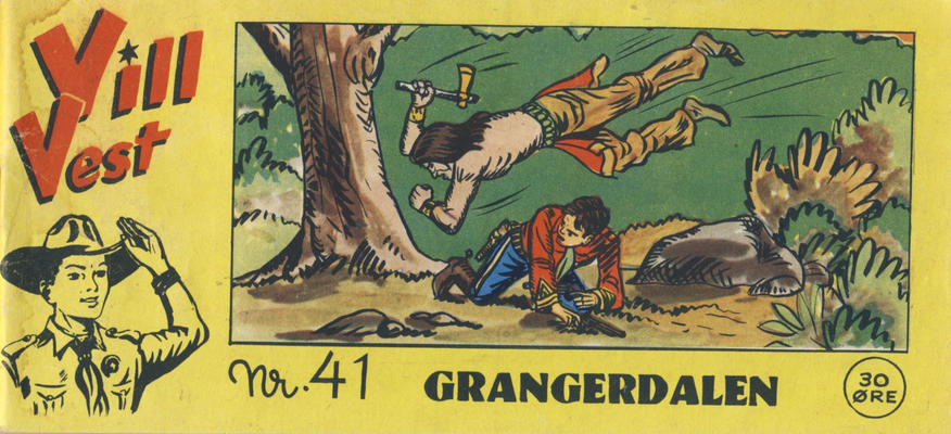 Cover for Vill Vest (Serieforlaget / Se-Bladene / Stabenfeldt, 1953 series) #41/1955