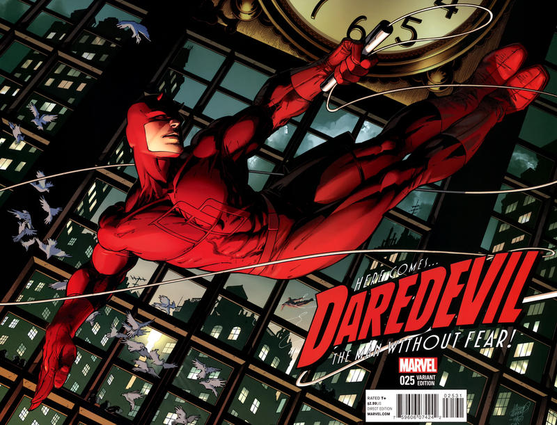 Cover for Daredevil (Marvel, 2011 series) #25 [Adam Kubert]