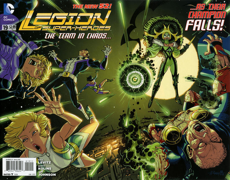 Cover for Legion of Super-Heroes (DC, 2011 series) #19 [Direct Sales]