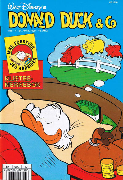 Cover for Donald Duck & Co (Hjemmet / Egmont, 1948 series) #17/1990