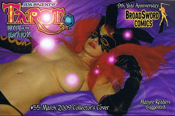 Cover for Tarot: Witch of the Black Rose (Broadsword, 2000 series) #55 [9th Year Anniversary Wraparound Photocover]