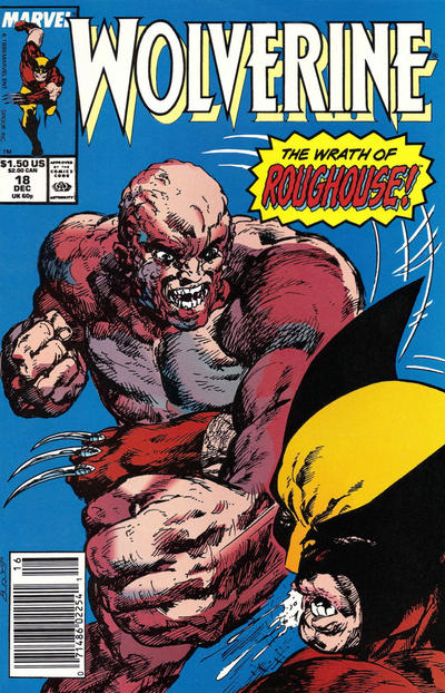 Cover for Wolverine (Marvel, 1988 series) #18 [Newsstand]