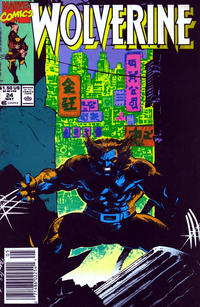 Cover Thumbnail for Wolverine (Marvel, 1988 series) #24 [Newsstand]