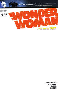 Cover Thumbnail for Wonder Woman (DC, 2011 series) #19 [Blank Cover]