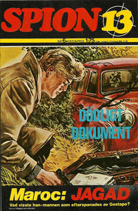Cover Thumbnail for Spion 13 (Semic, 1970 series) #6/1972